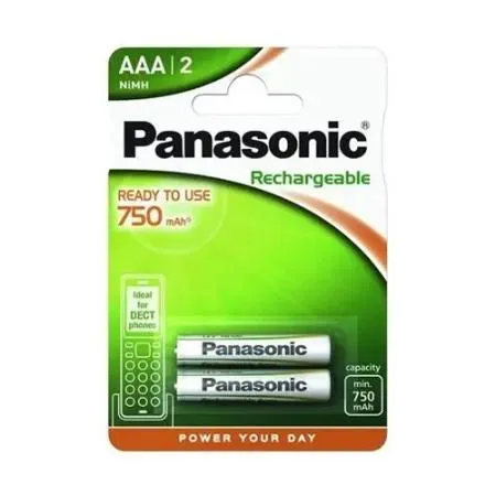 Panasonic baterije HHR-4MVE/2BD-2xAAA punjive 750mAh 2 komada