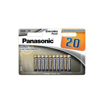 PANASONIC baterije LR03EPS/20BW-AAA Alkalne Everyday 20kom