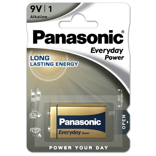 PANASONIC Everyday Power  Alkalna baterija E-block 9V 1/1