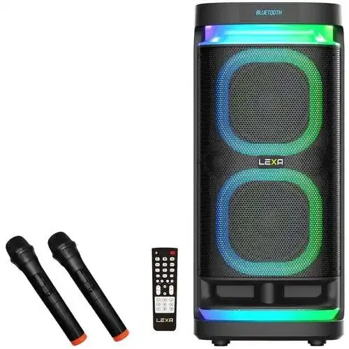 Partybox zvučnik Lexa LX-501/2 x bežični mikrofon/USB/Micro SD/BT 900W