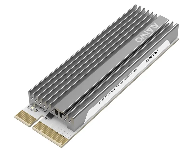 PCI-Express x 4 na M.2 NVMe SSD  Aliminium case KT060