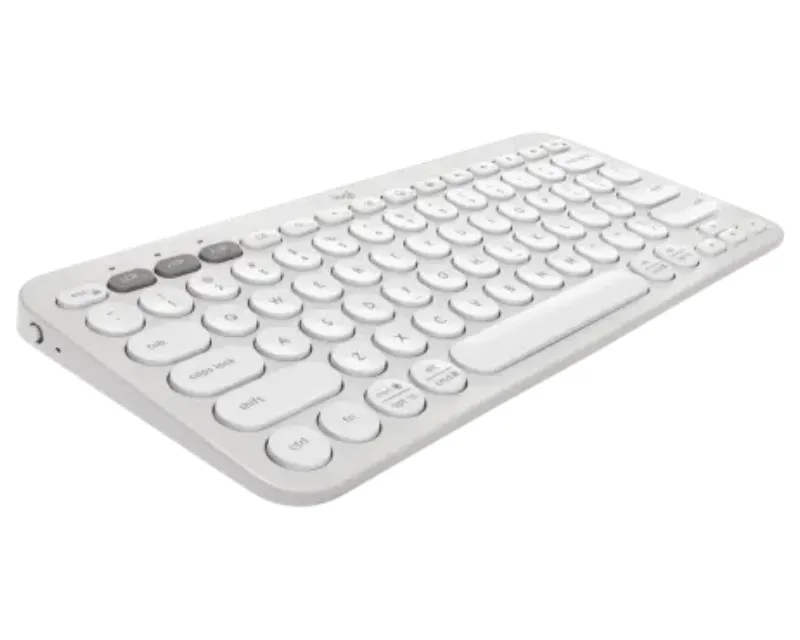 Pebble2 Wireless Combo US tastatura + miš bela