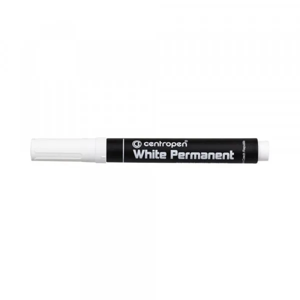 Permanent Marker CENTROPEN 8586 2.5mm beli