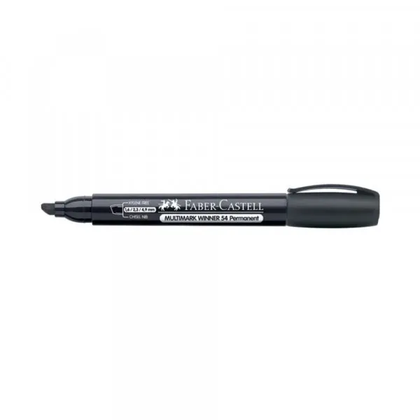Permanent Marker Faber Castell Winner crni kosi 153199