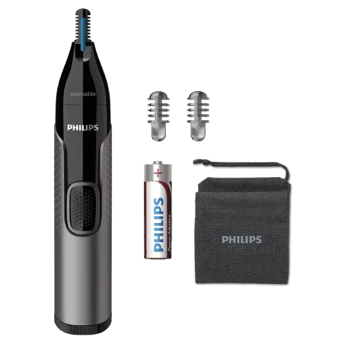 PHILIPS Trimer za nos i uši NT365016  Crna/Siva Baterije