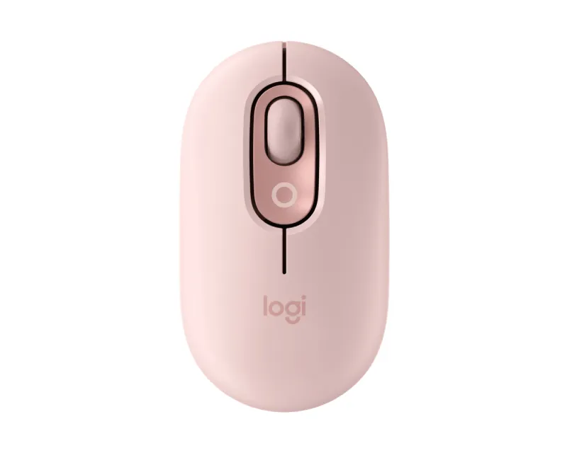 Pop Mouse with Emoji Rose miš