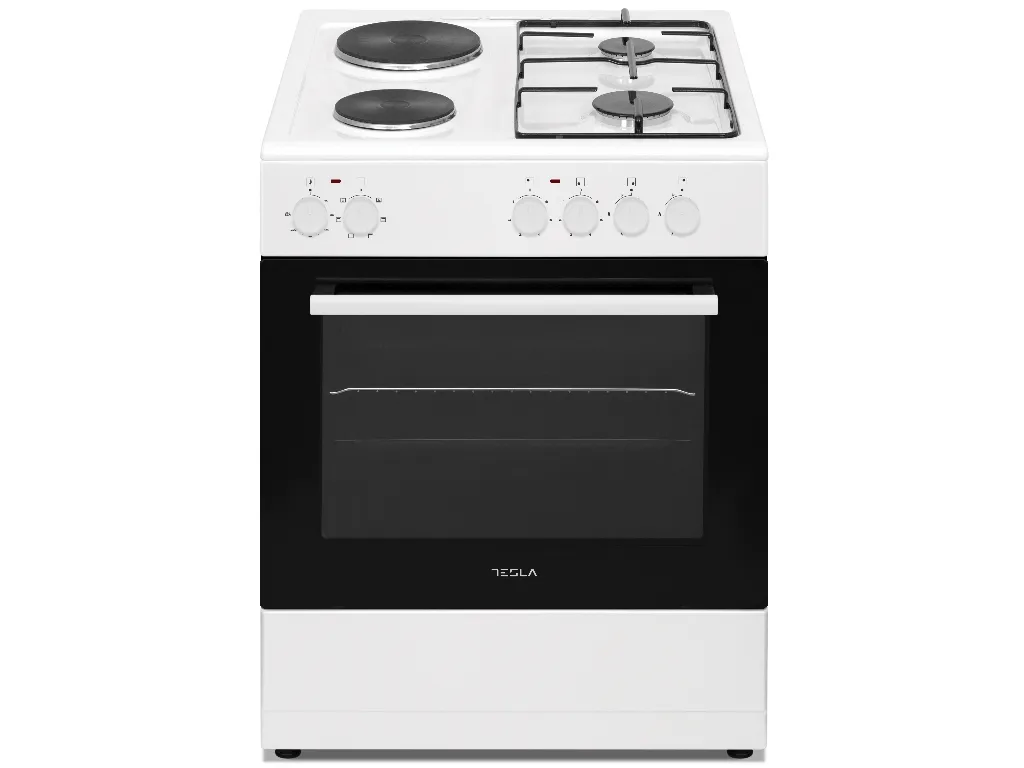 Šporet TESLA CM6220SW kombinovani/A/56L/ventilator/83x60x60cm/bela