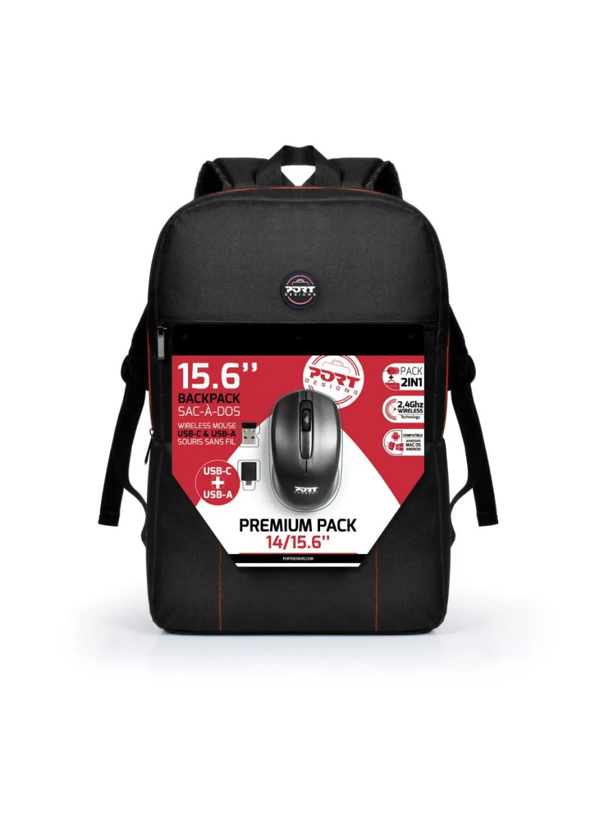 Port Designs Premium crni ranac za laptop 15.6