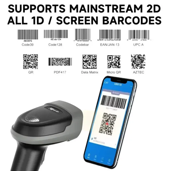 POS-BS1100R GMB 2d CMOS barcode scannerbarkod skener 2000mAh BT/WiFi