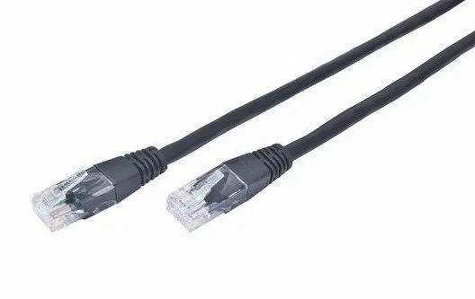 PP12-0.5M/BK Gembird Mrezni kabl CAT5e UTP Patch cord 0.5m black