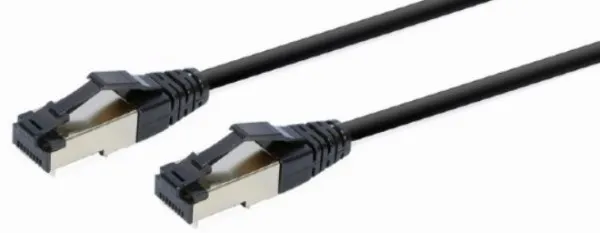 PP8-LSZHCU-BK-3M Gembird Mrezni kabl S/FTP Cat.8 LSZH patch cord black 3m