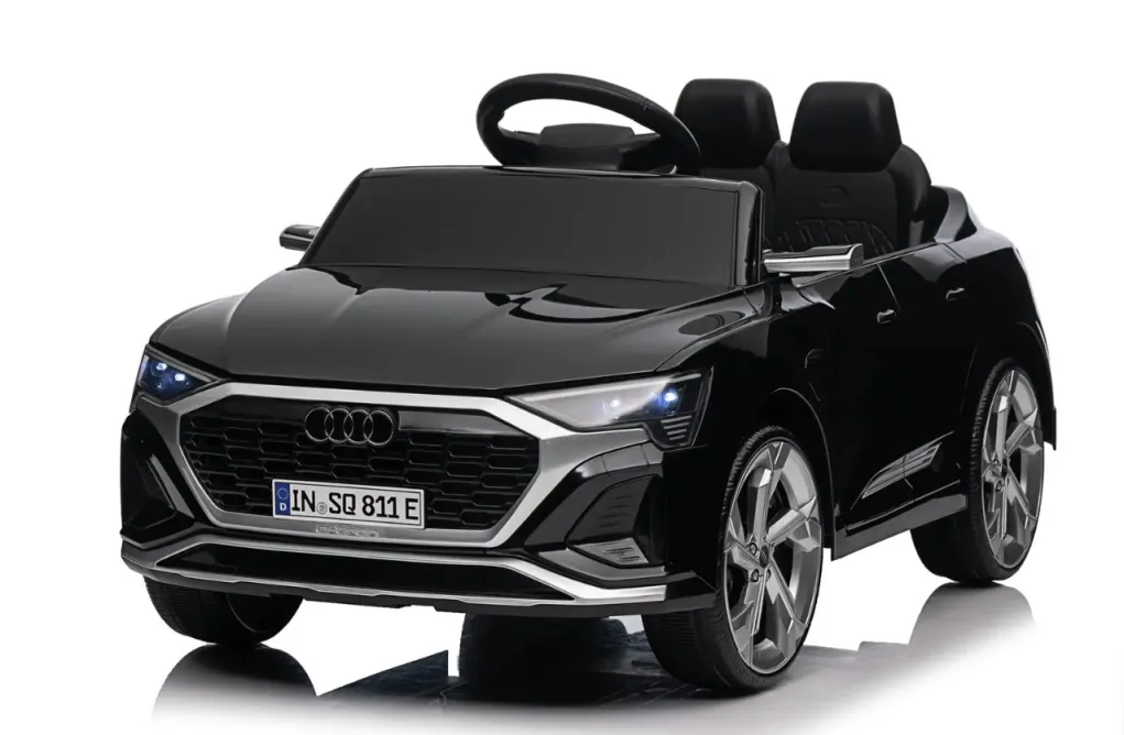Premium Stil Automobil na akmulator za decu Audi SQ8 12V Crni