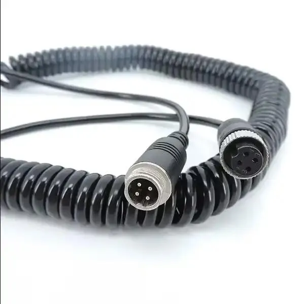 Produžni Video kabl spiralni 8m MF 4PIN Kettz RK-KT4PS8M