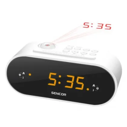 Radio alarm Sencor SRC 3100 W sa projektorom