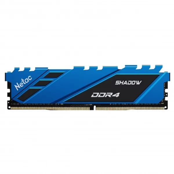 RAM DIMM DDR4 16GB 2666Mhz Netac Shadow C19 Blue NTSDD4P26SP-16B
