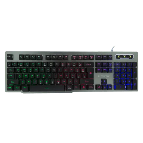 RAMPAGE Gejmerska tastatura KB-R78 (Siva/Crna)  USB Membranski tasteri SRB (YU) 15 m