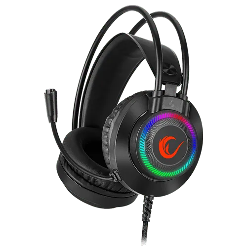 RAMPAGE Gejmerske slušalice RM-K27 X-Jammer (Crne)  3.5mm (četvoropolni) + USB  Stereo 20Hz - 20kHz 117dB