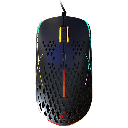RAMPAGE Gejmerski miš SMX-R111 Defilade RGB (Crni)  USB Optički PixArt PMW3327 12400 DPI