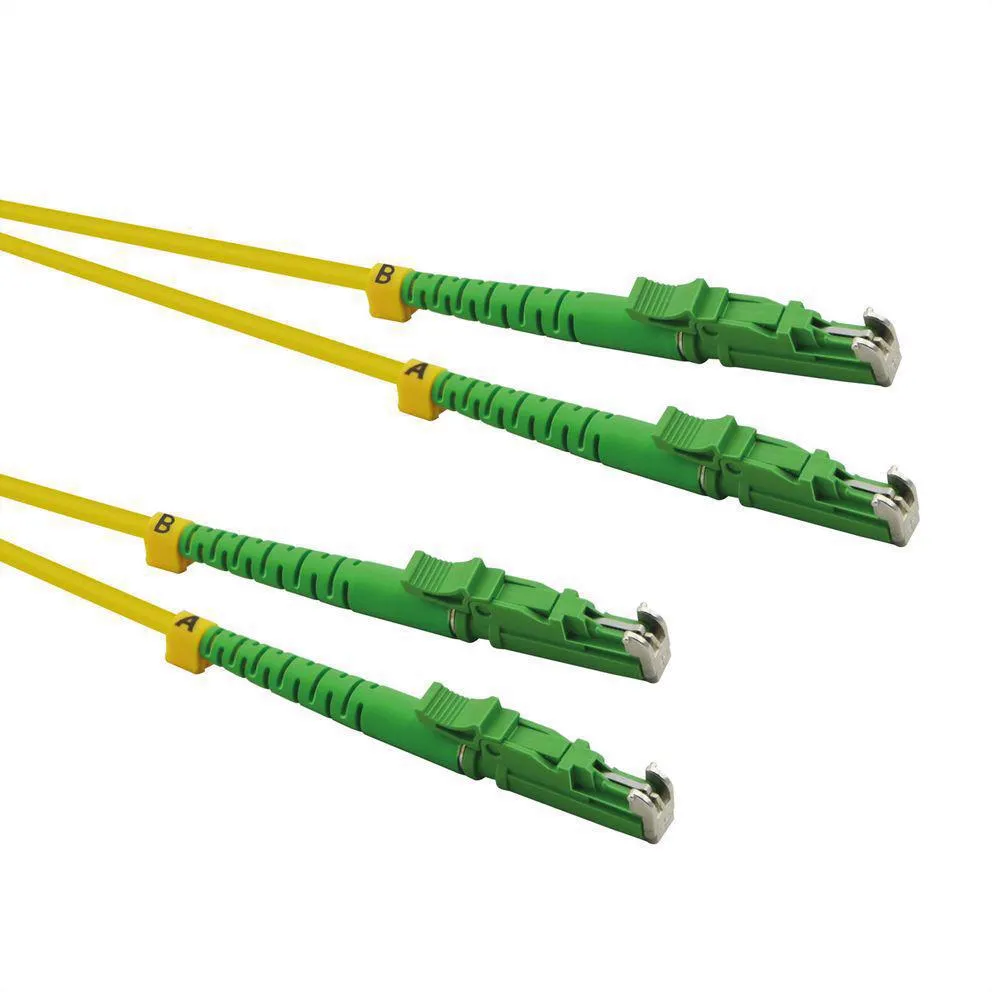 ROLINE FO Jumper Cable Duplex 9/125µm OS2 LSH/LSH APC Polish LSOH žuti 2 m