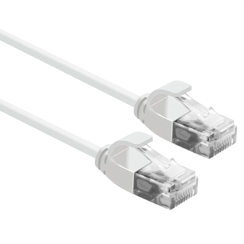 ROLINE UTP Bakar PatchCord SLIM Cat6A LSOH white  2.0m