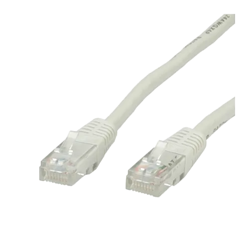 ROTRONIC Mrežni kabl 0.5m (Bela) - 30566  CAT.6 UTP RJ 45 Patch (Ravni) Licnasti