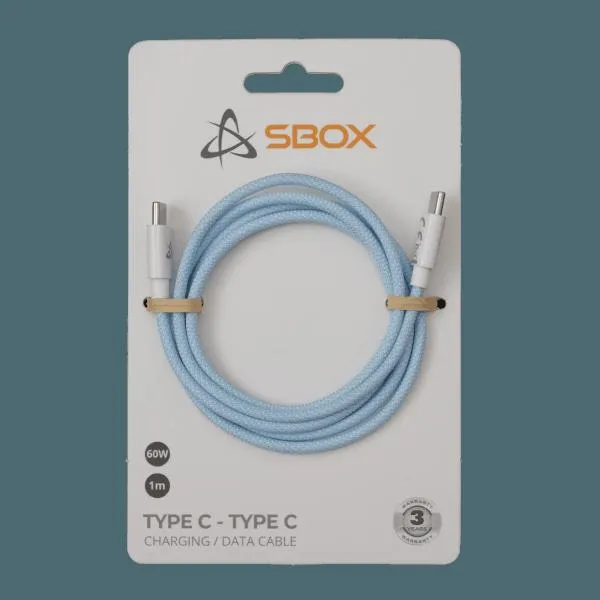 S BOX Kabl Type C / Type C - 60 W Plavi