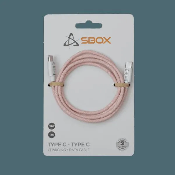 S BOX Kabl Type C / Type C - 60 W Roze