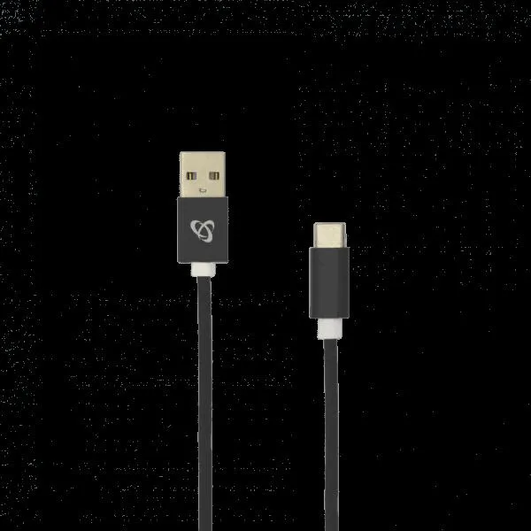 S BOX Kabl USB A / Type C Fruity  15 m Black