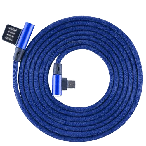 S-BOX Kabl USB na Micro USB ugaoni (Plavi)  USB Kabl USB-A Micro USB 1.5 m