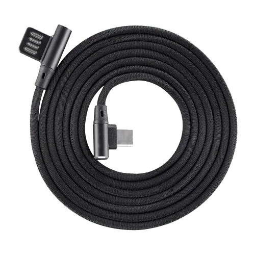 S-BOX Kabl USB na Tip C ugaoni (Crni)  USB Kabl USB-A USB-C 1.5 m