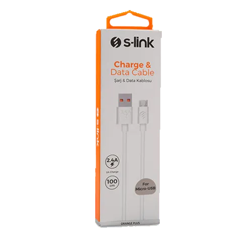 S-LINK USB-A na MicroUSB kabl (beli) - SL-X241  USB Kabl USB-A Micro USB 1 m