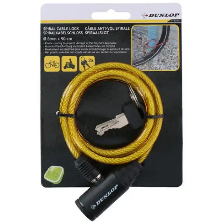 Sajla za zaklučavanje bicikla Yellow