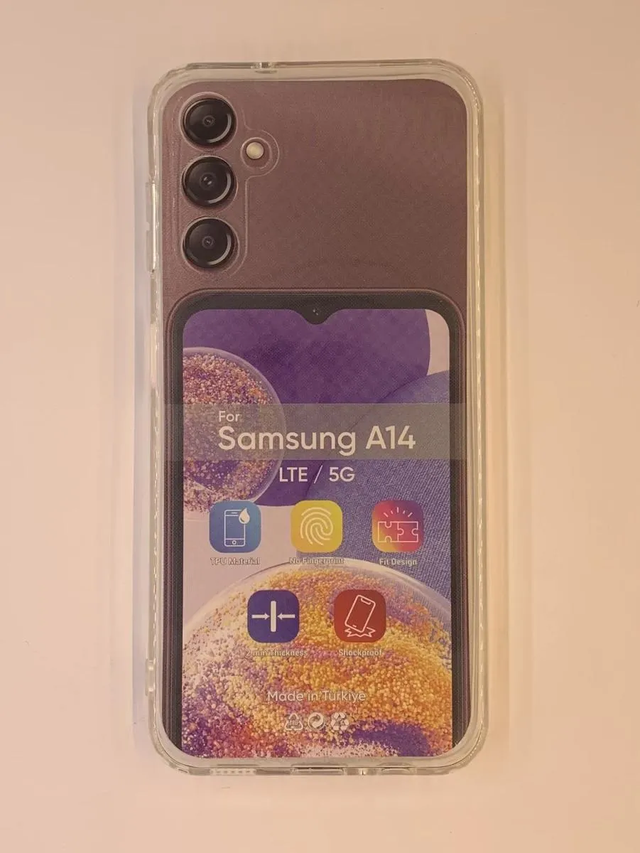 Samsung A14 transparent ojačane ivice
