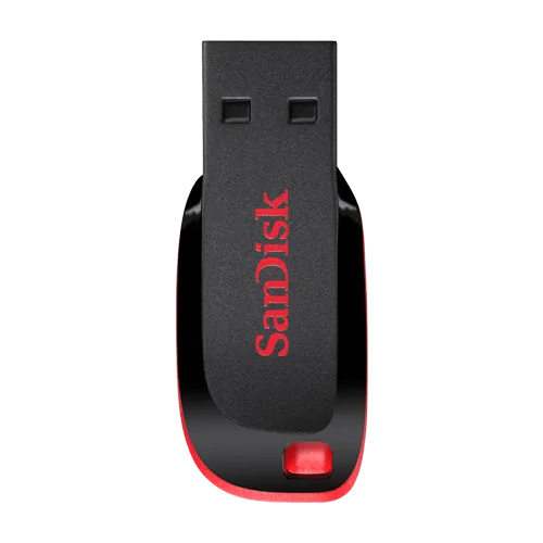 SANDISK 64GB USB Cruzer Blade  USB 2.0 64GB Crna/crvena