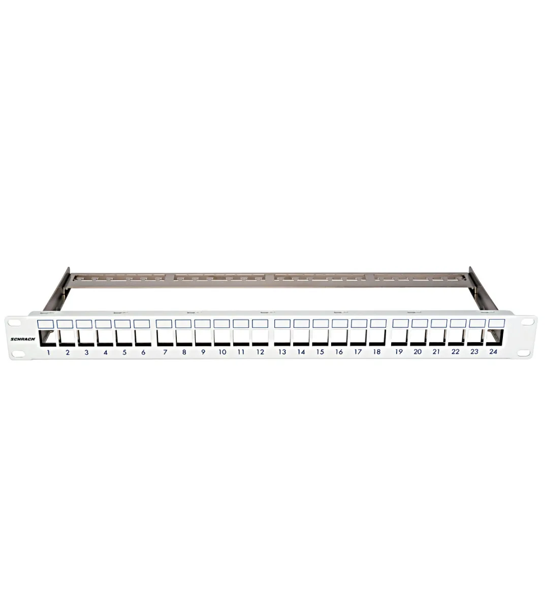 SCHRACK Patch prazan panel Schrack 19/1U za 24 modula HSER0240GS