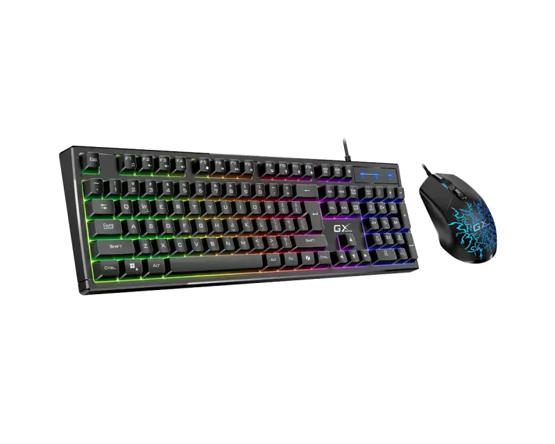 Scorpion KM-GX3 Gaming RGB USB US crna tastatura +  miš