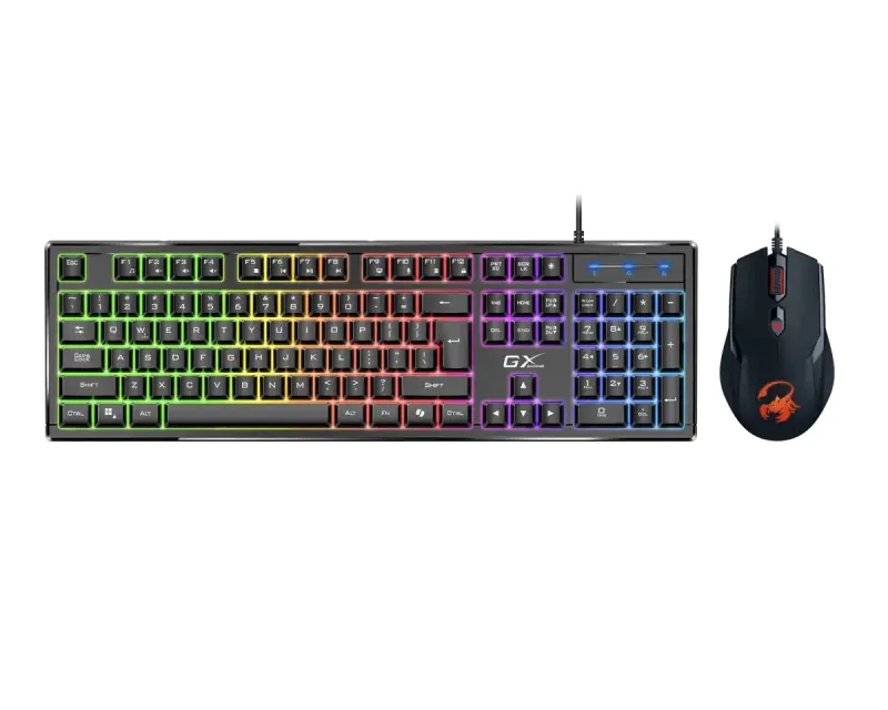 Scorpion KM-GX6 Gaming RGB USB US crna tastatura +  miš