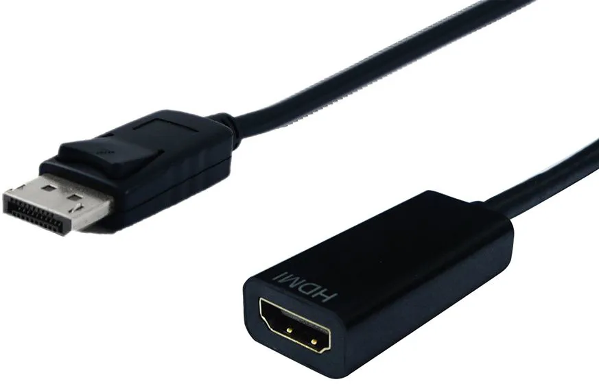 Secomp Cableadapter DP M - HDMI F 0.15m