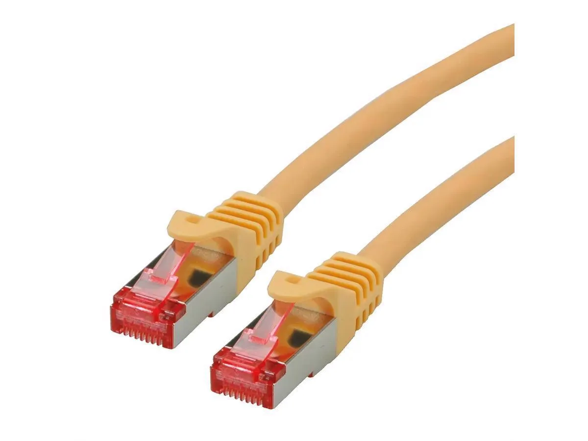 Secomp Roline S/FTP (PiMF) PatchCord Cat6A/CompLv LSOH žuta 0.5m