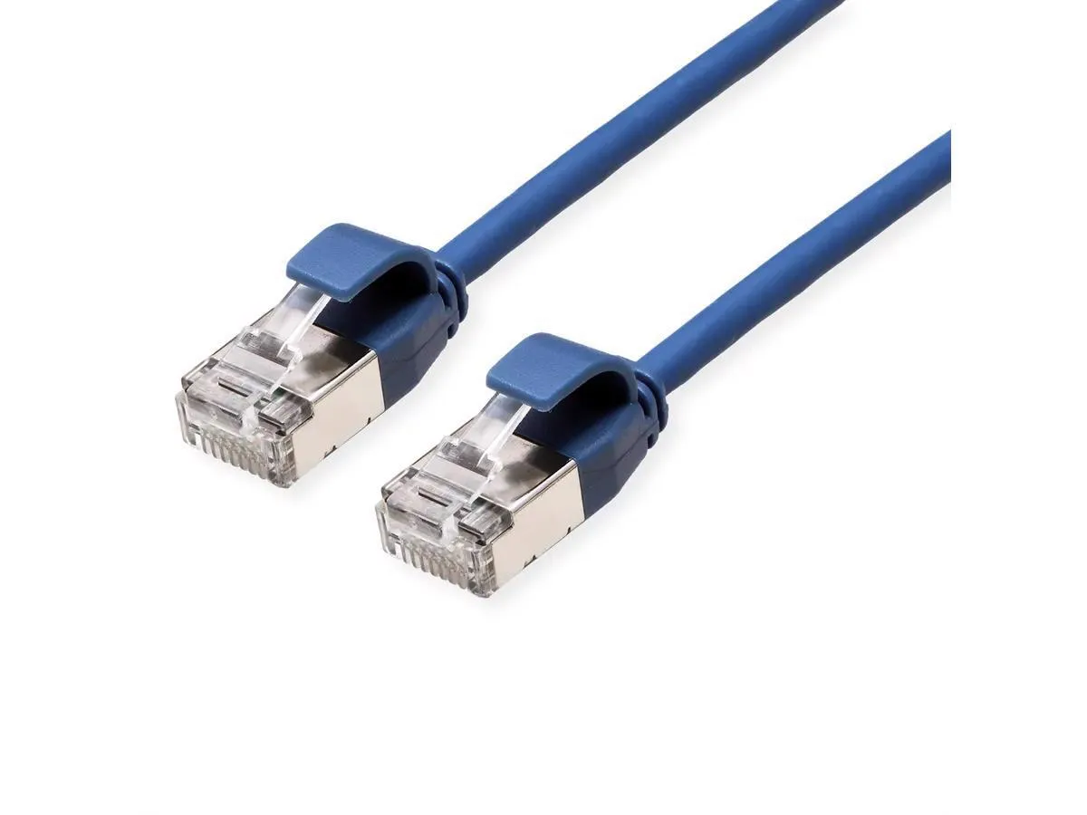 Secomp Roline U/FTP Data Center PatchCord Cat6A/Cl.EA Slim LSOH plava 1.0m
