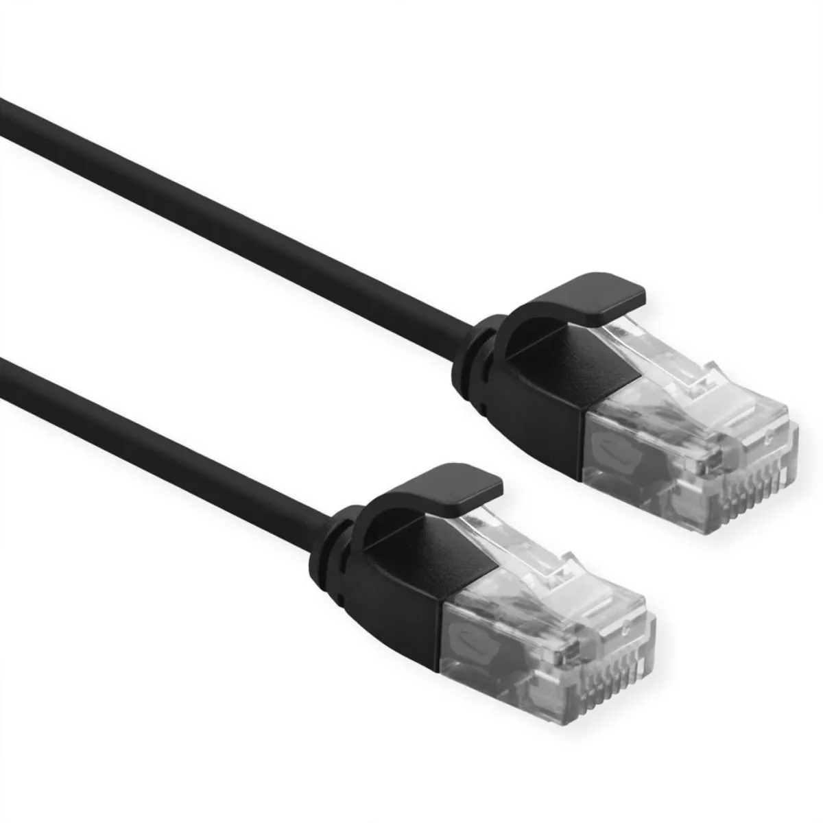 Secomp Roline UTP Data Center PatchCord Cat6A Slim LSOH crni 0.5m