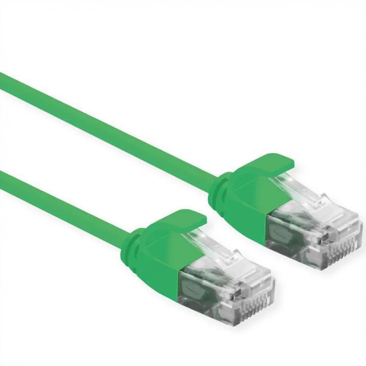 Secomp Roline UTP Data Center Patchord SLIM Cat6a LSOH green 2.0m