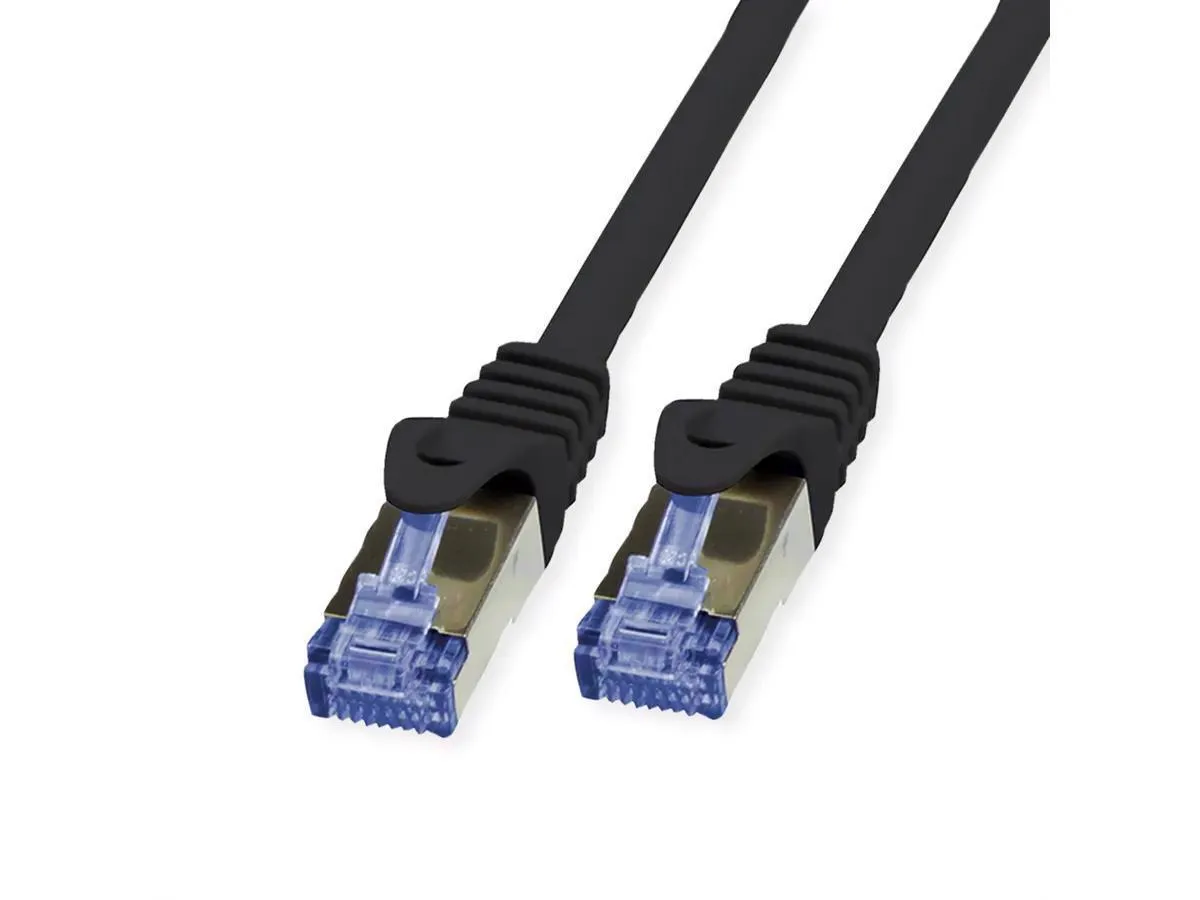 Secomp VALUE FTP Patch Cord Cat6A (Class EA) extra-flat crna 5.0m