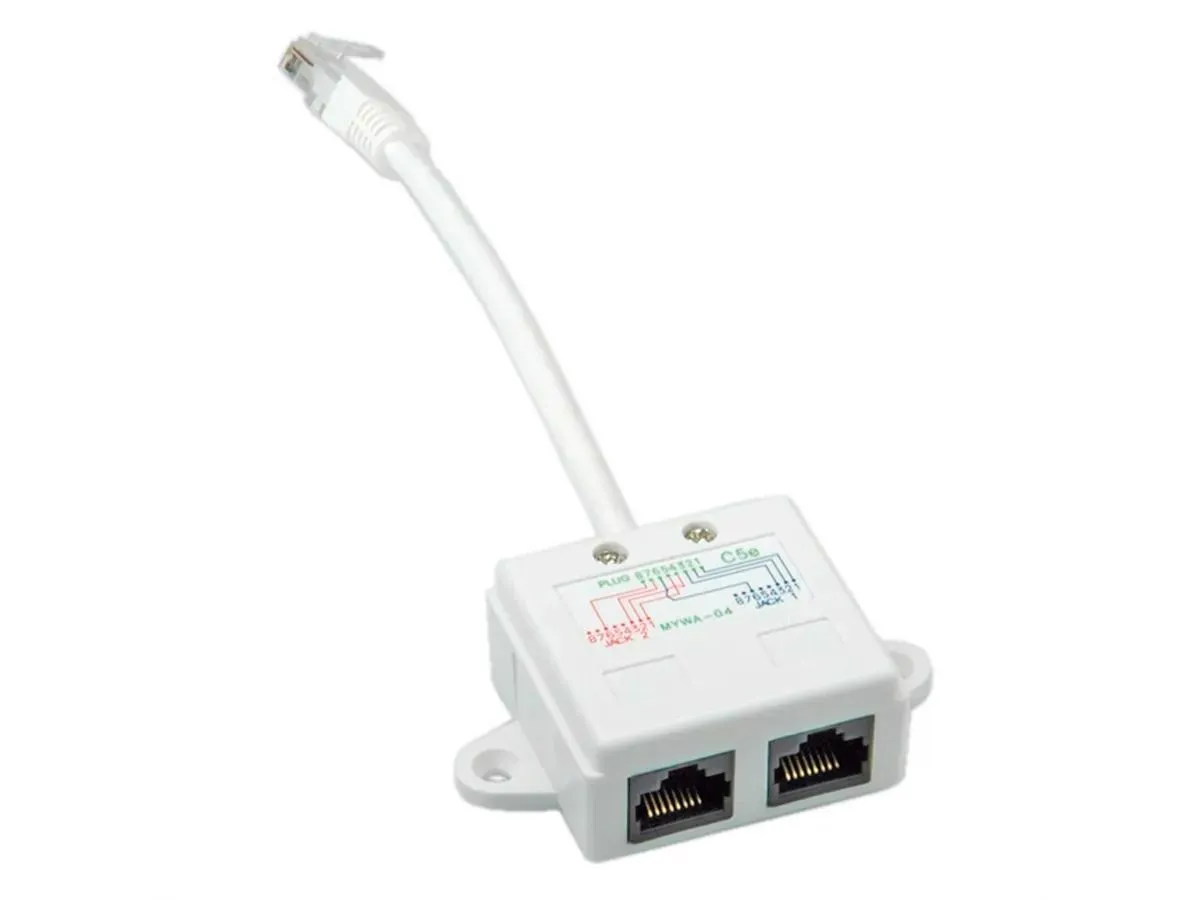 Secomp Value T Adapter 1xRJ45 M to 2xRJ45 F UTP