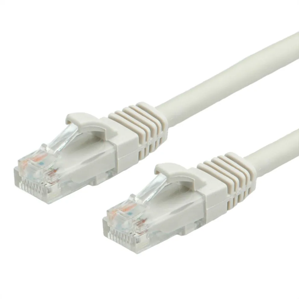Secomp Value UTP Patch Cord Cat.6A Class EA grey 0.3m