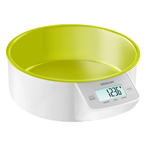 SENCOR Kuhinjska vaga SKS 4004GR  Zelena/Bela Digitalna 5 Kg
