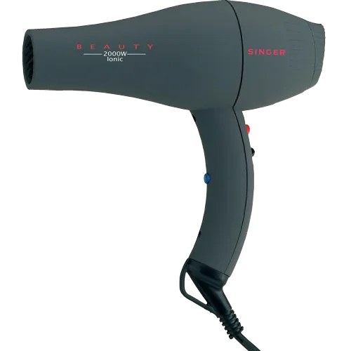 SINGER Fen Beauty 2000 W Ionic – Ceramic  Profesionalni Crna 2