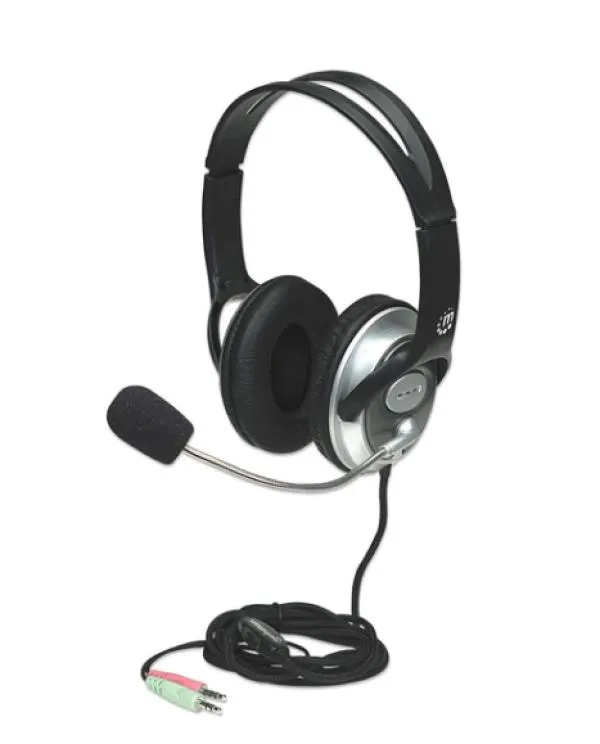 Slušalice sa mikrofonom Manhattan Classic 175555 black