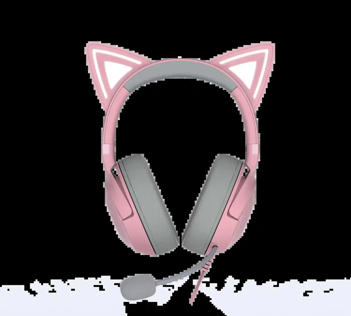 Slušalice sa mikrofonom RAZER Kraken Kitty V2 - Roze RGB