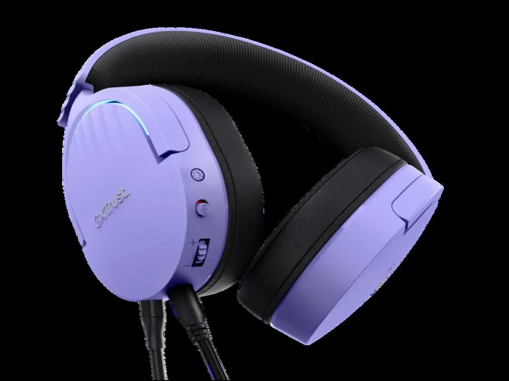Slušalice TRUST GXT490P FAYZO 7.1/ USB/ljubičasta